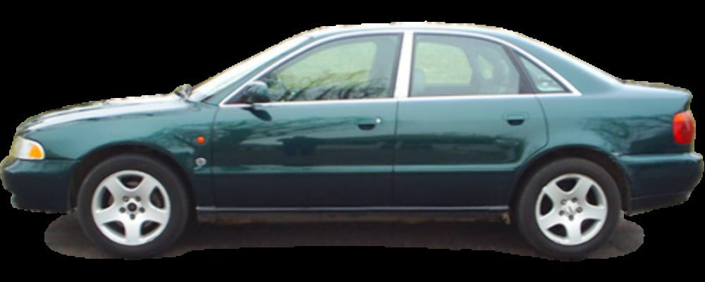 QAA TH96626 Polished Rocker Panel Trim 8Pc Fits 96-01 A4 Sedan