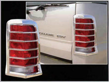 Load image into Gallery viewer, QAA TL42255 Chrome Tail Light Bezels 2Pc Fits 02-06 Escalade