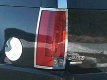 Load image into Gallery viewer, QAA TL47255 Chrome Tail Light Bezels 2Pc Fits 07-14 Escalade