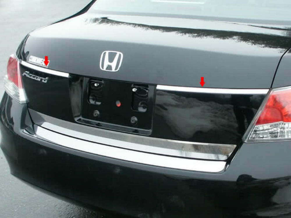 QAA TP28281 Polished Trunk Trim 2Pc Fits 08-10 Accord Sedan