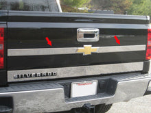 Load image into Gallery viewer, TP54181 Polished Tailgate Accent Trim 2Pc Fits 19-19 Silverado Extended Cab