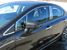 Load image into Gallery viewer, QAA WP12215 Polished Window Trim 16Pc Fits 12-15 Civic Sedan