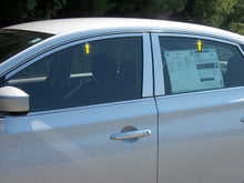 Load image into Gallery viewer, QAA WP13576 Polished Window Trim 4Pc Fits 13-19 Sentra Sedan