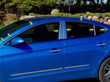 Load image into Gallery viewer, QAA WP17340 Polished Window Trim 16Pc Fits 17-20 Elantra Sedan