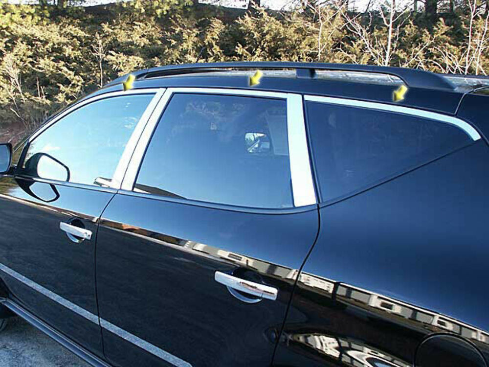 QAA WP24591 Polished Window Trim 6Pc Fits 03-07 Murano