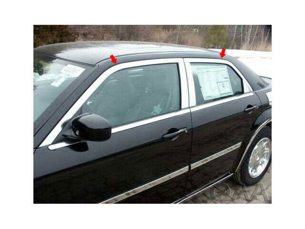 QAA WP45767 Polished Window Trim 4Pc Fits 05-10 300 Sedan