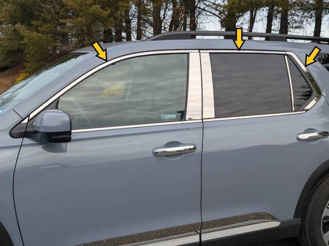QAA WP73261 Polished Window Trim 6Pc Fits 23-26 Pilot
