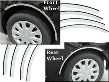 Load image into Gallery viewer, QAA WQ12530 Polished Fender Trim 4Pc Fits 12-19 Versa Sedan