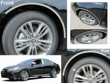 Load image into Gallery viewer, QAA WQ15130 Polished Fender Trim 4Pc Fits 15-17 Camry Sedan