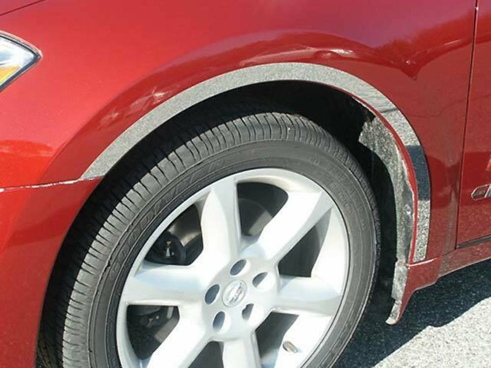 QAA WQ24540 Polished Fender Trim 4Pc Fits 04-08 Maxima Sedan