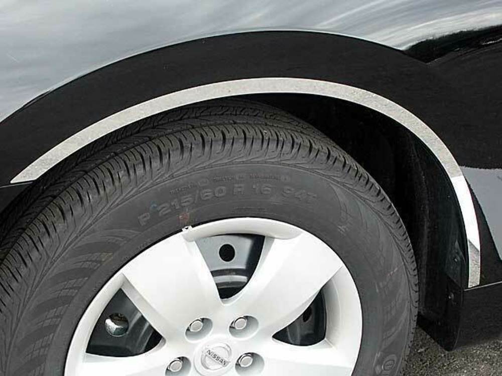 QAA WQ27550 Polished Fender Trim 4Pc Fits 07-12 Altima Sedan