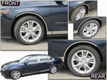 Load image into Gallery viewer, QAA WQ54135 Polished Fender Trim 4Pc Fits 14-20 Impala Sedan