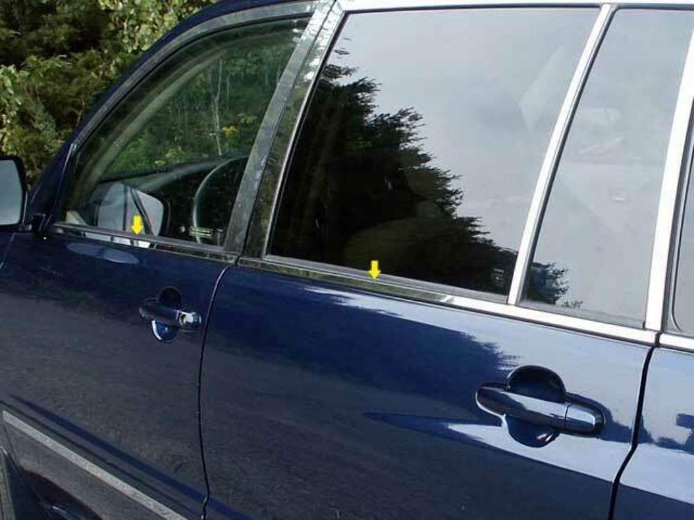 QAA WS24110 Polished Window Sill Trim 4Pc Fits 01-07 Highlander