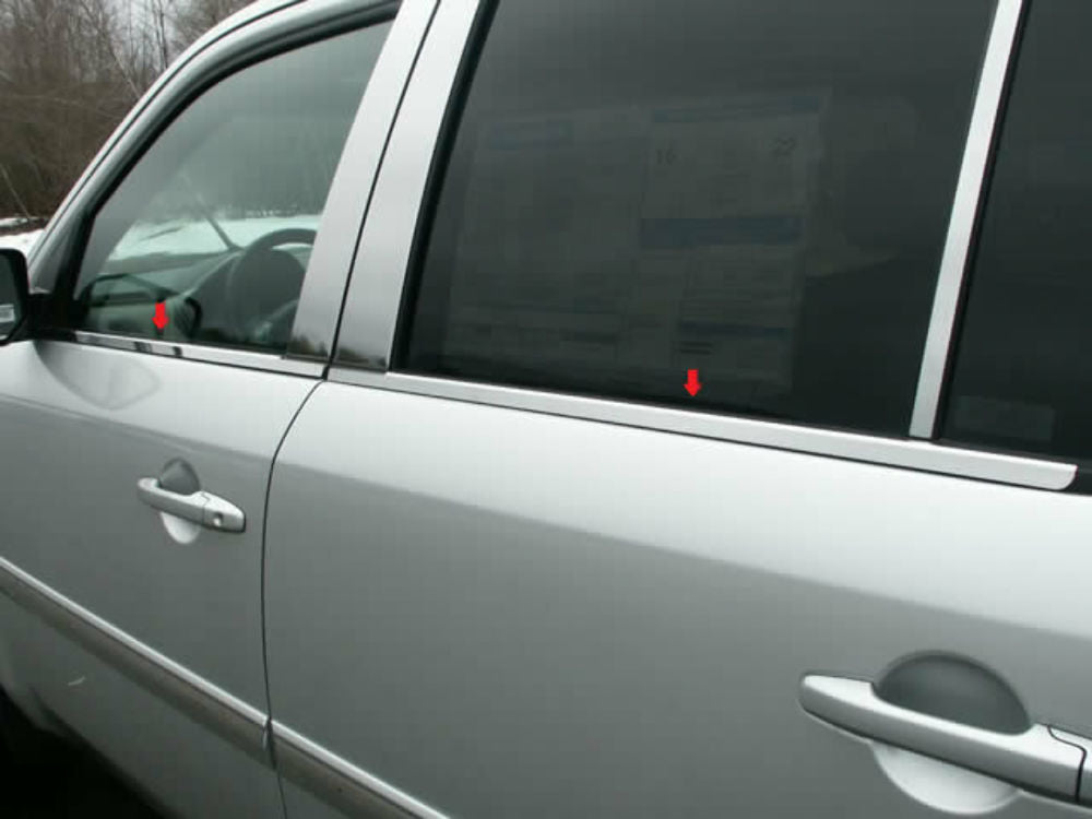 QAA WS29260 Polished Window Sill Trim 4Pc Fits 09-15 Pilot