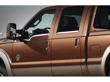 Load image into Gallery viewer, WS48323 Polished Window Sill Trim 4Pc Fits 99-16 Super Duty Crew Cab