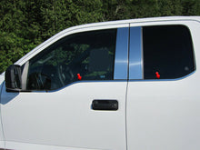 Load image into Gallery viewer, WS55302 Polished Window Sill Trim 4Pc Fits 15-20 F-150 Super Cab