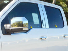 Load image into Gallery viewer, QAA WS55316 Polished Window Sill Trim 4Pc Fits 15-20 F-150 Crew Cab