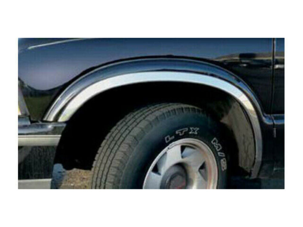 QAA WZ34190 Polished Fender Trim 4Pc Fits 94-04 S-10