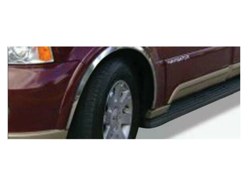 QAA WZ43655 Polished Fender Trim 4Pc Fits 03-06 Navigator