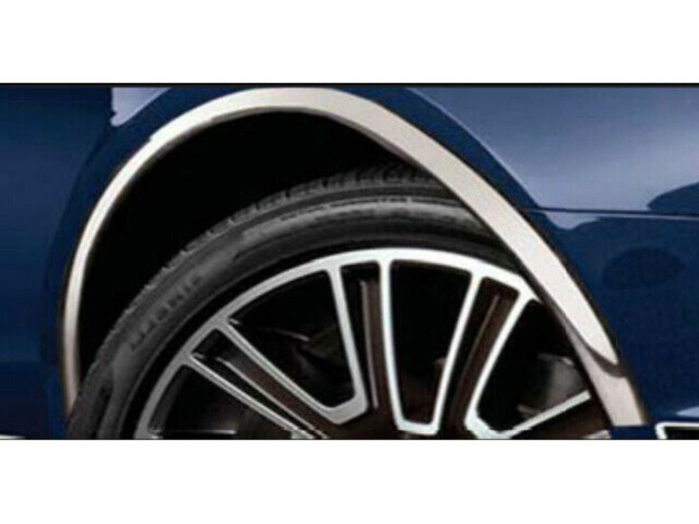 QAA WZ50351 Polished Fender Trim 4Pc Fits 10-12 Mustang Coupe