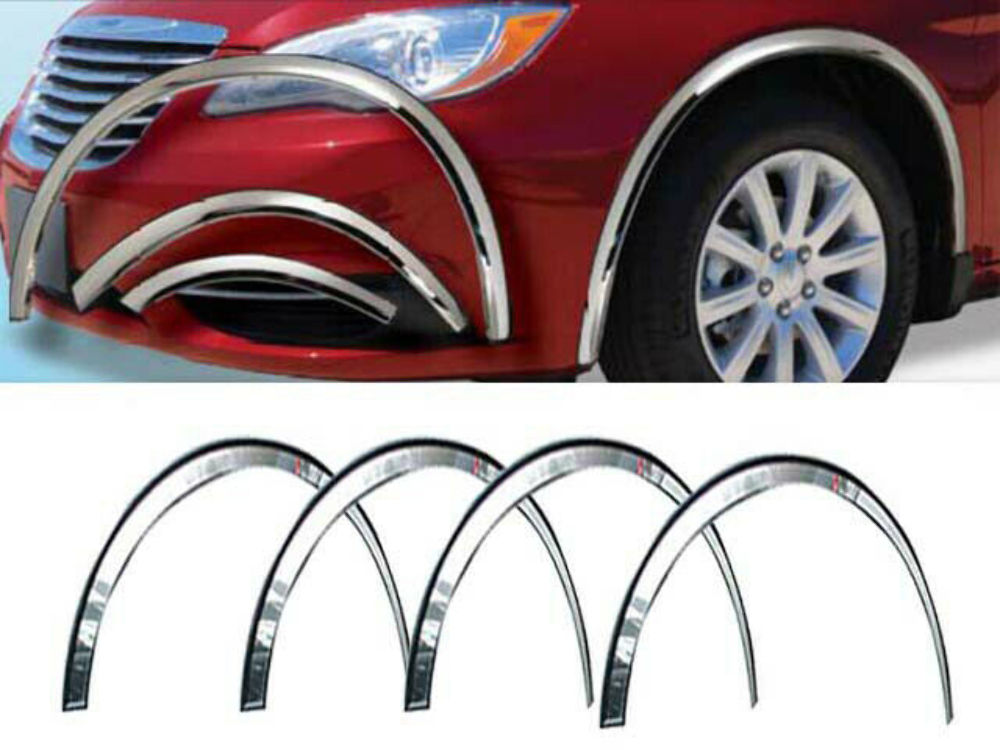 QAA WZ51780 Polished Fender Trim 6Pc Fits 11-14 200 Sedan