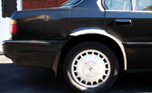 Load image into Gallery viewer, QAA WZ98281 Polished Fender Trim 4Pc Fits 98-02 Accord Sedan