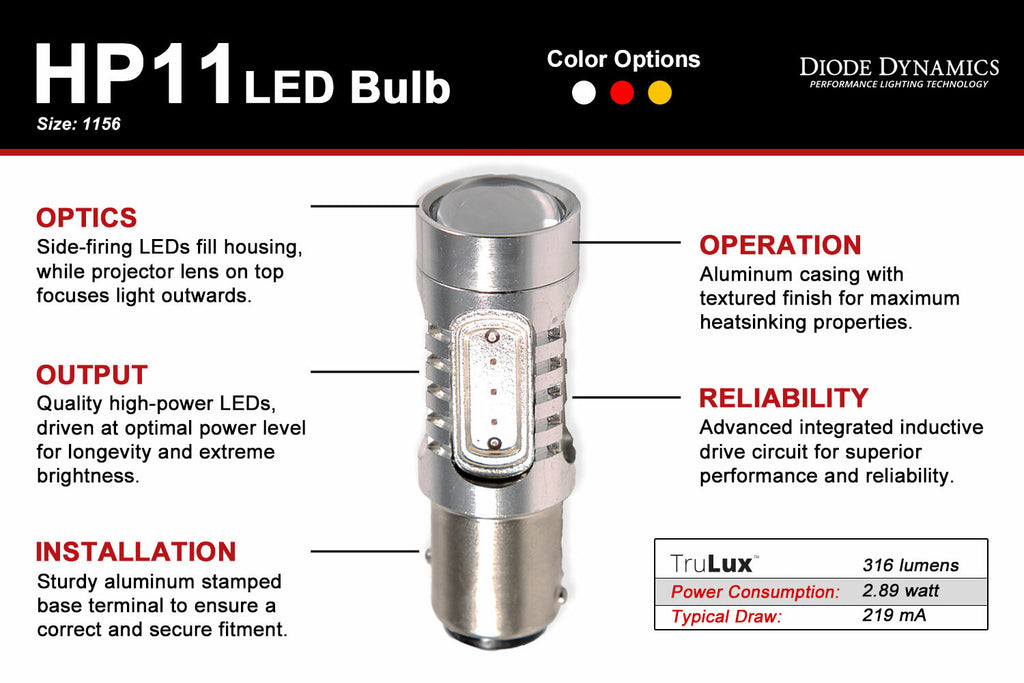 Diode Dynamics DD0001P HP11 Bulbs