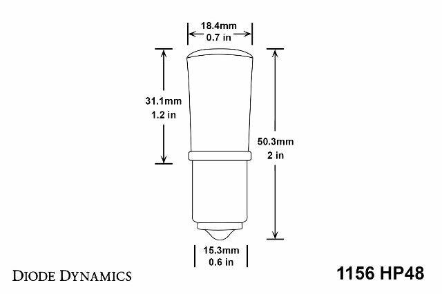 Diode Dynamics DD0006S HP48 Bulb