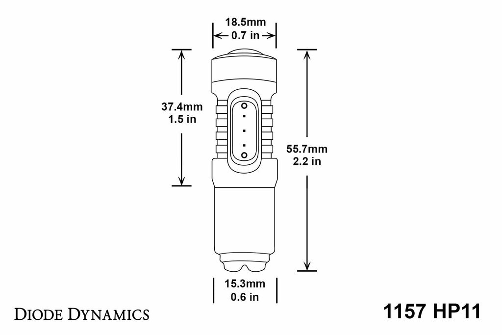 Diode Dynamics DD0010P HP11 Amber Bulbs