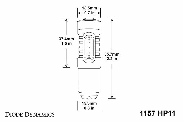 Diode Dynamics DD0011S HP11 Red Bulb
