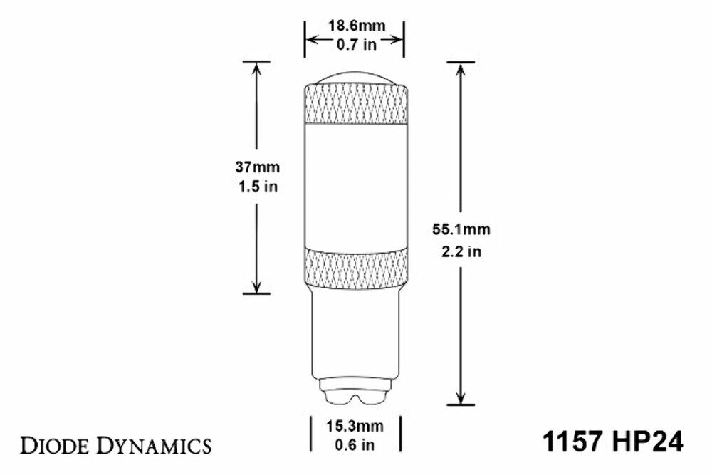 Diode Dynamics DD0012P HP24 Cool White Bulbs