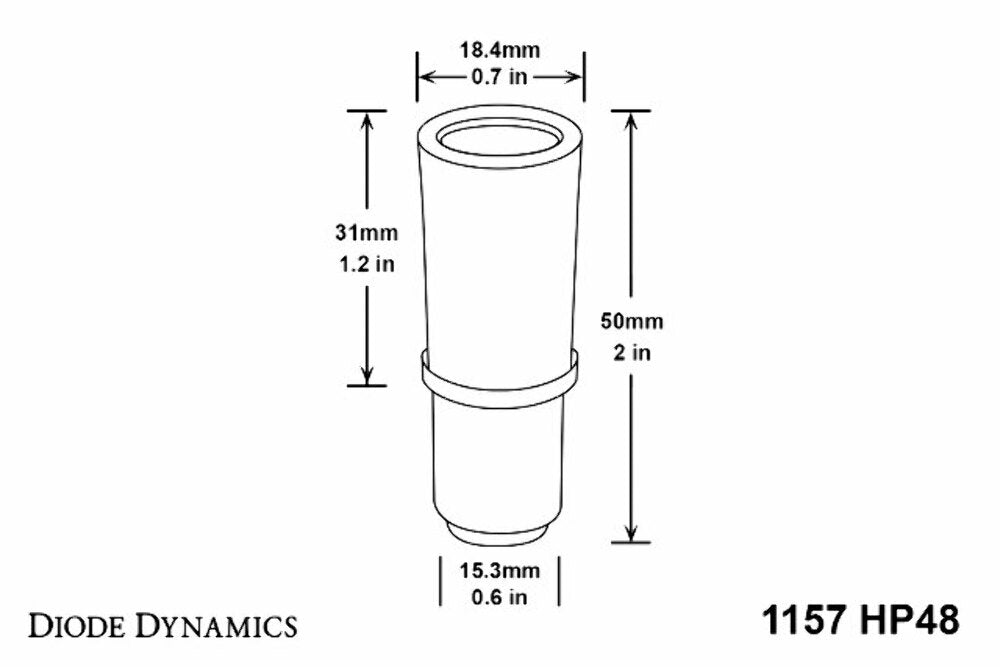 Diode Dynamics DD0014P HP48 Red Bulbs