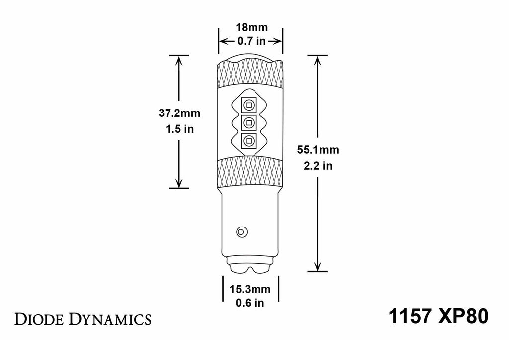 Diode Dynamics DD0015P XP80 Amber Bulbs