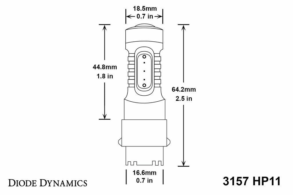 Diode Dynamics DD0050P HP11 Bulbs