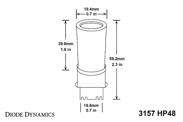 Diode Dynamics DD0055P HP48 Amber Bulbs