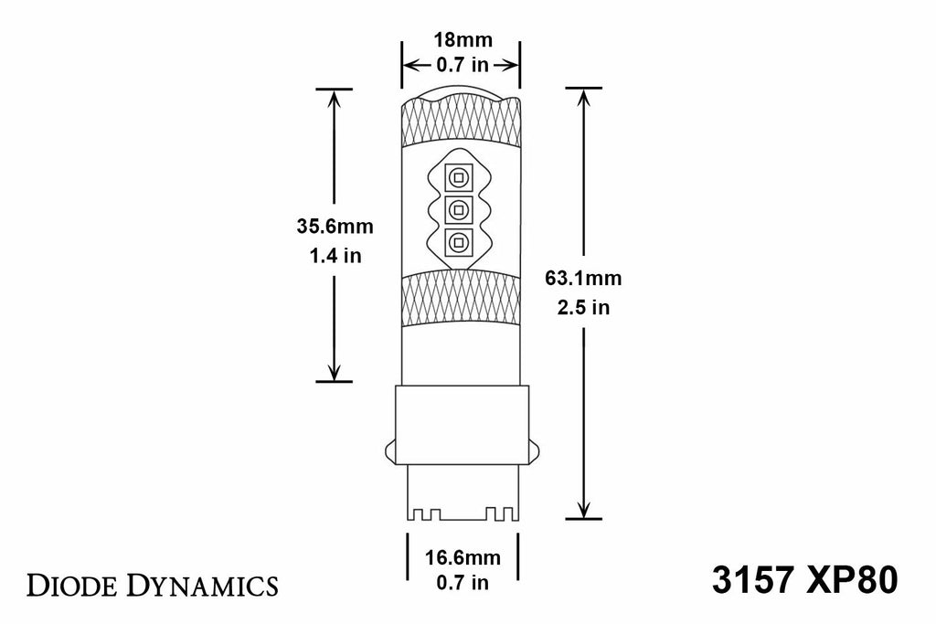 Diode Dynamics DD0058P XP80 Bulbs