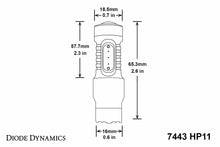 Load image into Gallery viewer, Diode Dynamics DD0107S HP11 Amber Bulb