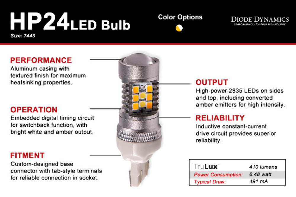 Diode Dynamics DD0110P HP24 Bulbs