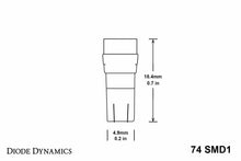 Load image into Gallery viewer, Diode Dynamics DD0118P SMD1 Amber Bulbs