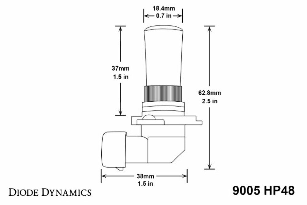 Diode Dynamics DD0128P HP48 Cool White Bulbs