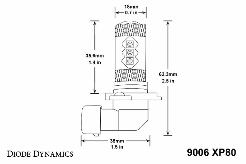 Diode Dynamics DD0142P XP80 Cool White Bulbs