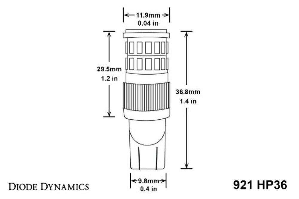 Diode Dynamics DD0143P HP36 Cool White Bulbs