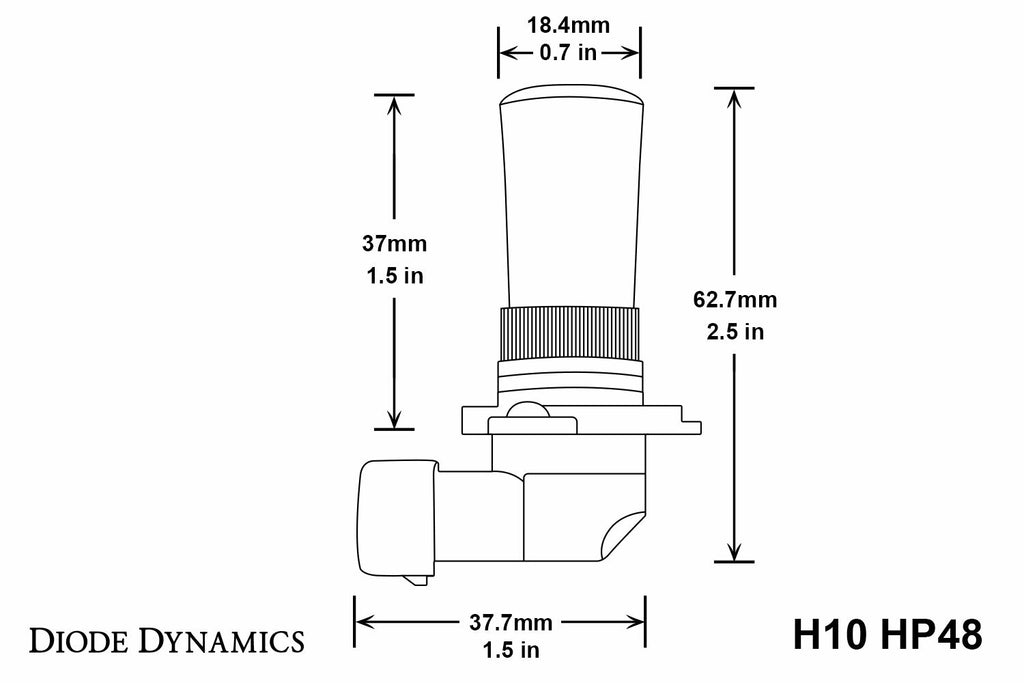 Diode Dynamics DD0151P HP48 Cool White Bulbs