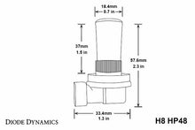 Load image into Gallery viewer, Diode Dynamics DD0180P H8 HP48 Cool White (6000K) LED Bulbs