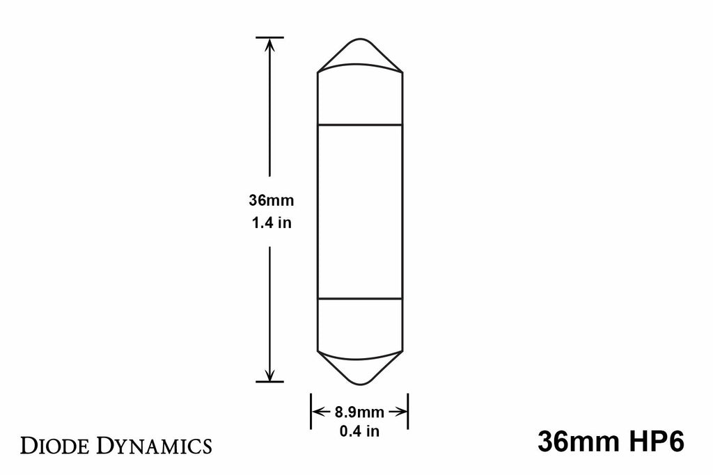 Diode Dynamics DD0303P Blue LED Light Pods