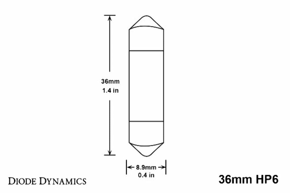 Diode Dynamics DD0303S HP6 Blue Bulb