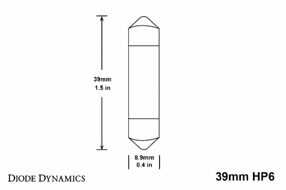 Diode Dynamics DD0310S HP6 Blue Bulb