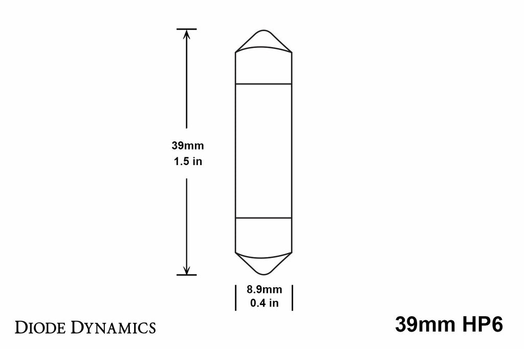 Diode Dynamics DD0313P HP6 Cool White Bulbs