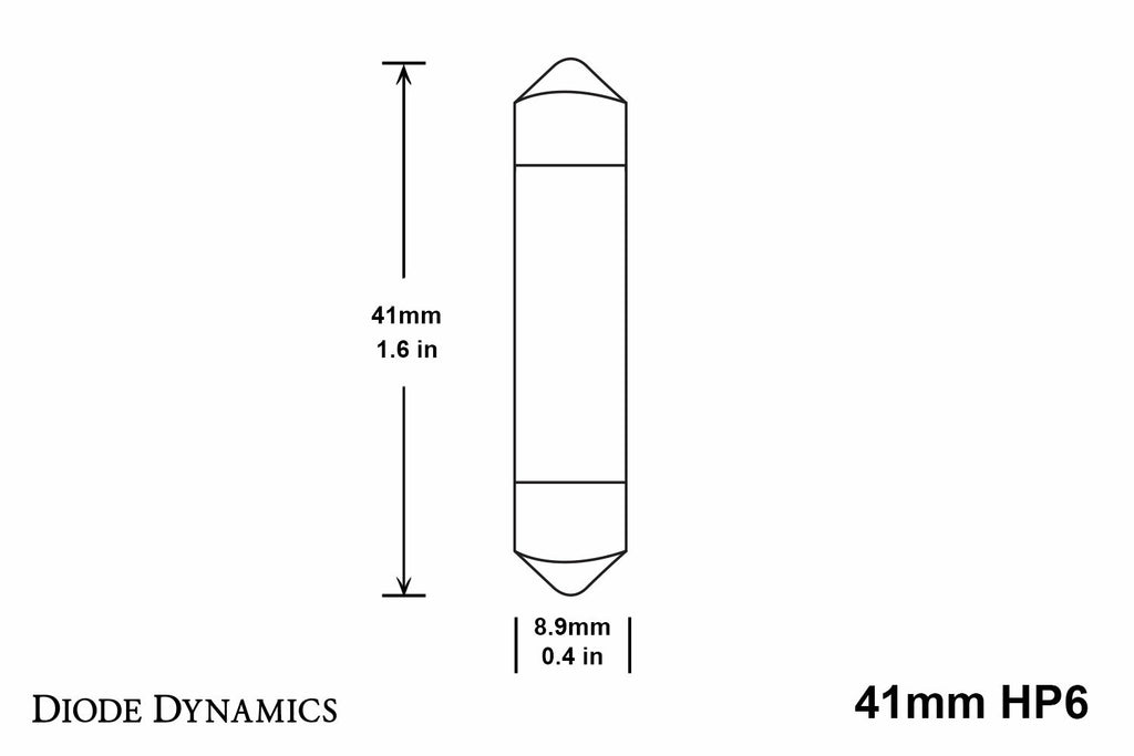 Diode Dynamics DD0316P HP6 Amber Bulbs