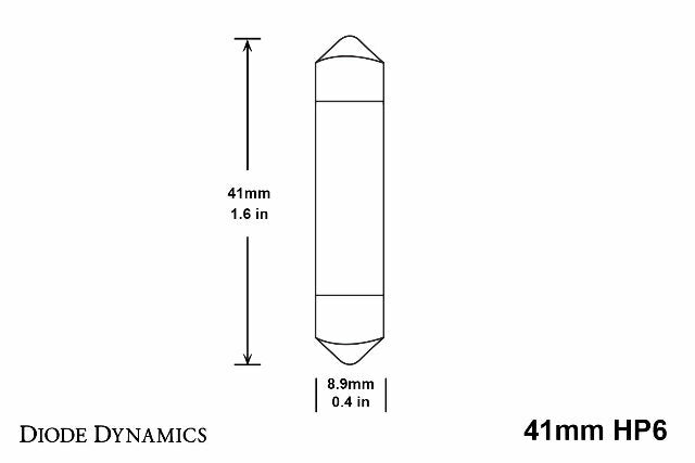 Diode Dynamics DD0320P HP6 Cool White Bulbs